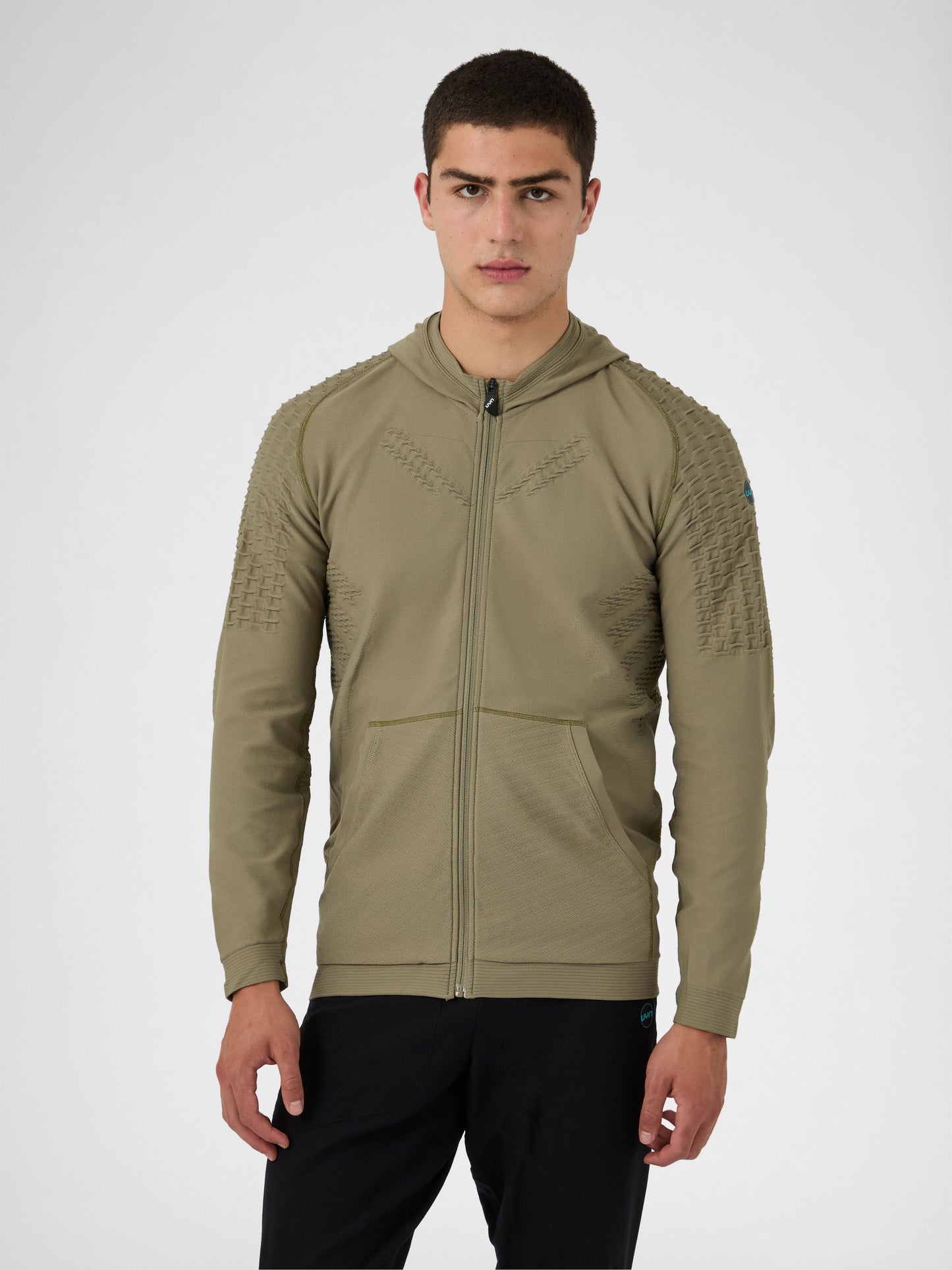 Sudadera con cremallera completa y capucha Run Fit