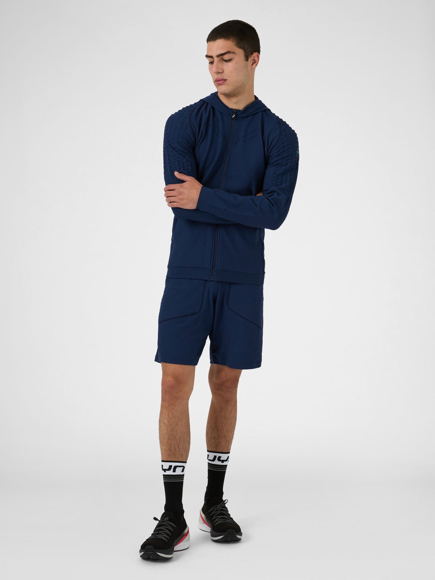 Sudadera con cremallera completa y capucha Run Fit