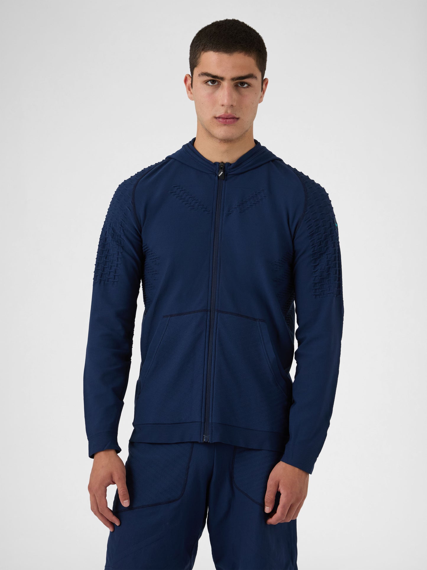 Sudadera con cremallera completa y capucha Run Fit