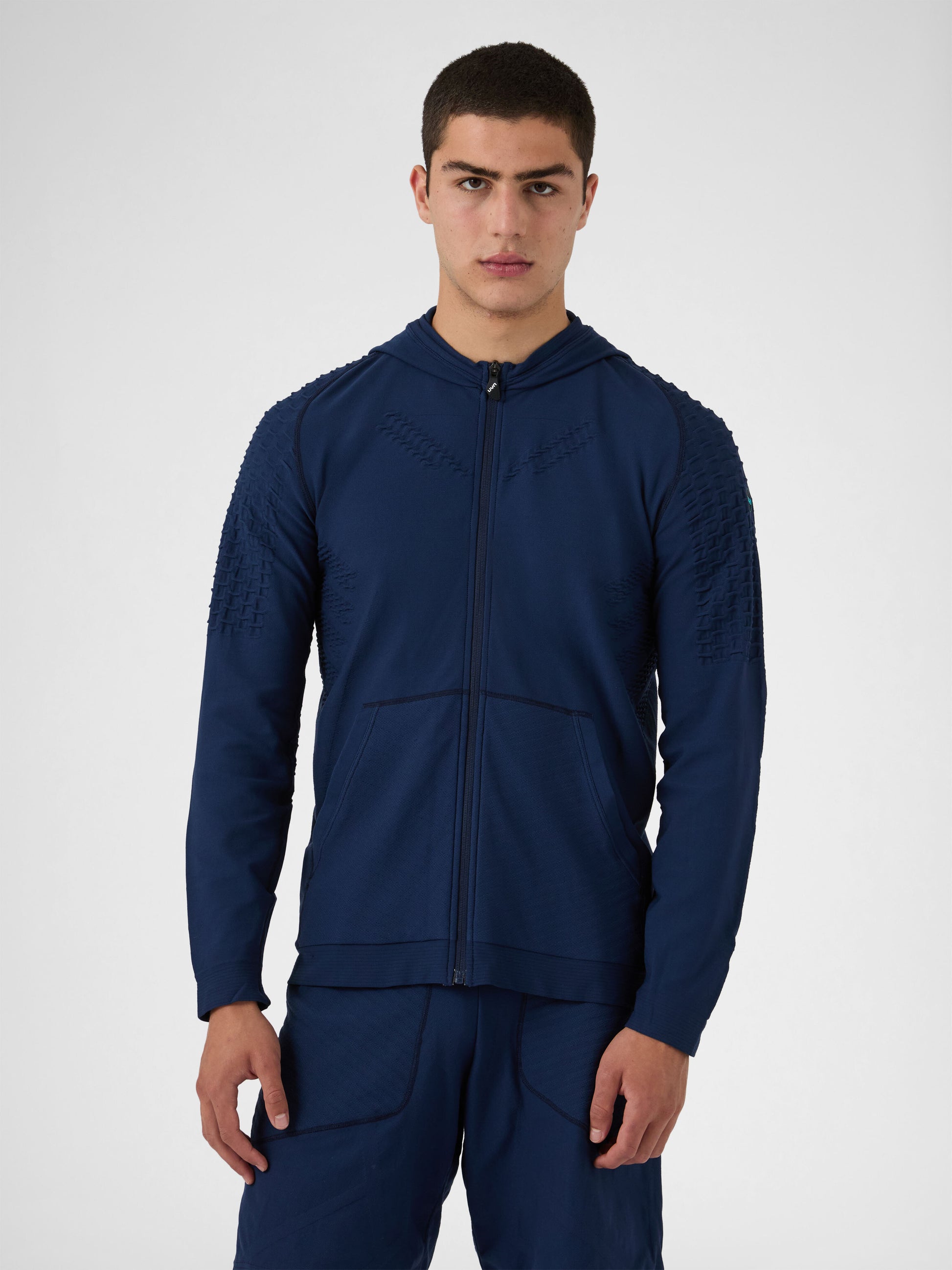 Kapuzenshirt mit durchgehendem Reißverschluss Run Fit