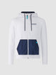 Felpa full zip con cappuccio Skipper