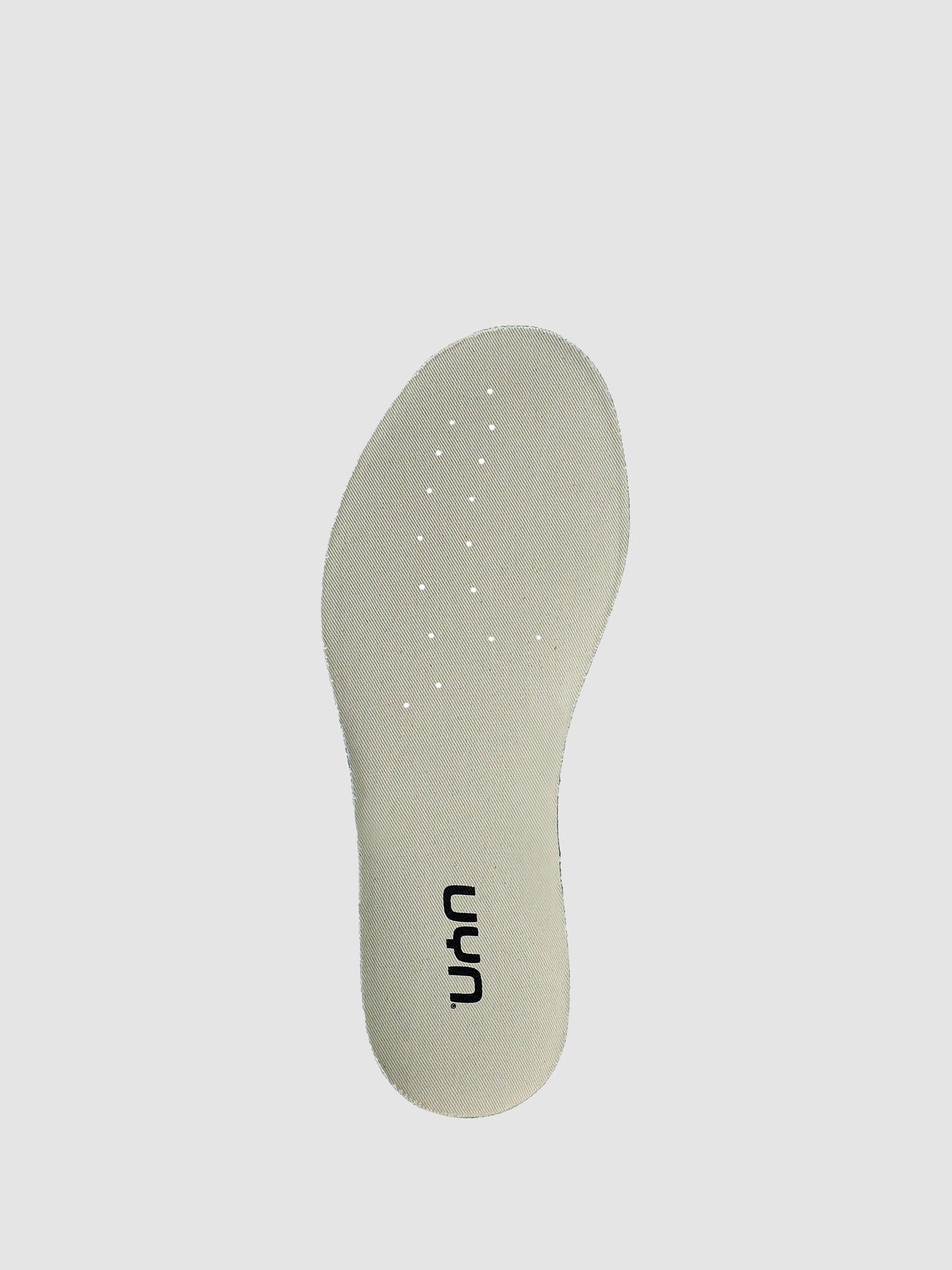 Anatomical insole in hemp and recycled felt