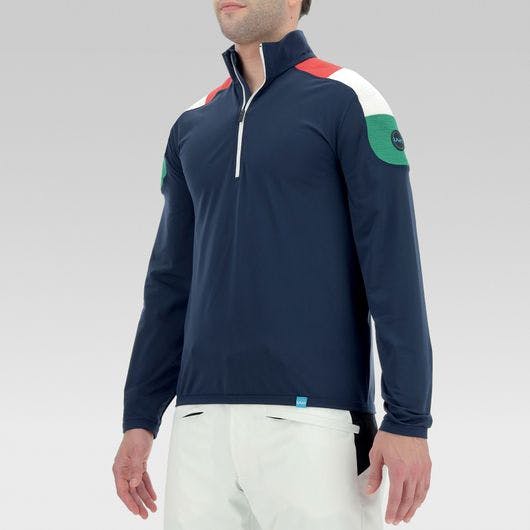 UYN NATYON TRICOLOR SECOND LAYER DA UOMO MEZZA ZIP