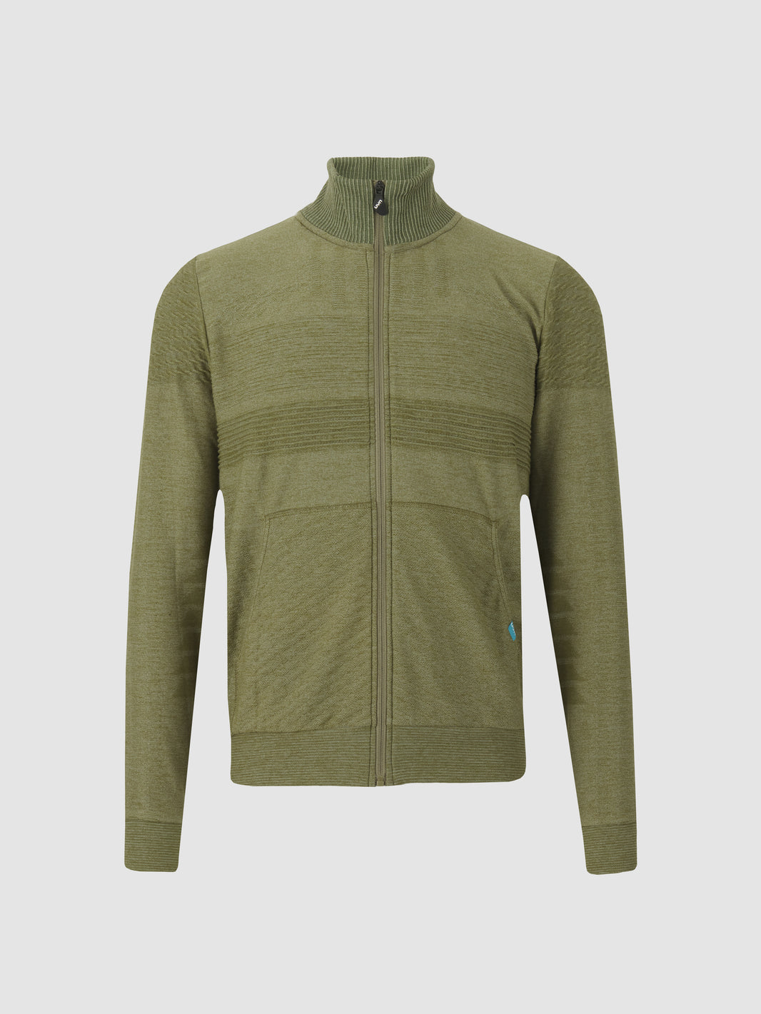 Sweatshirt mit durchgehendem Reißverschluss Natural Training