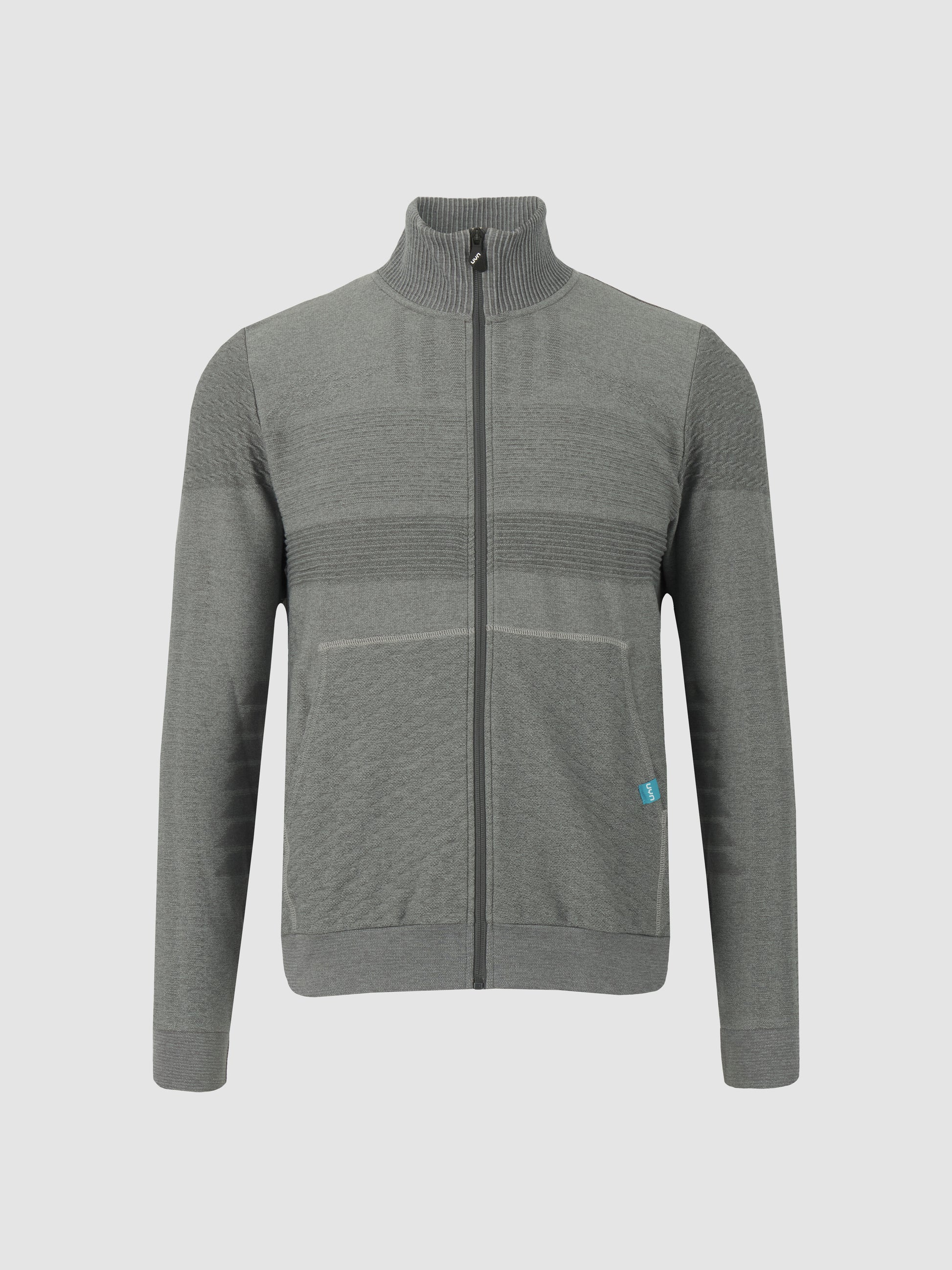 Sweatshirt mit durchgehendem Reißverschluss Natural Training