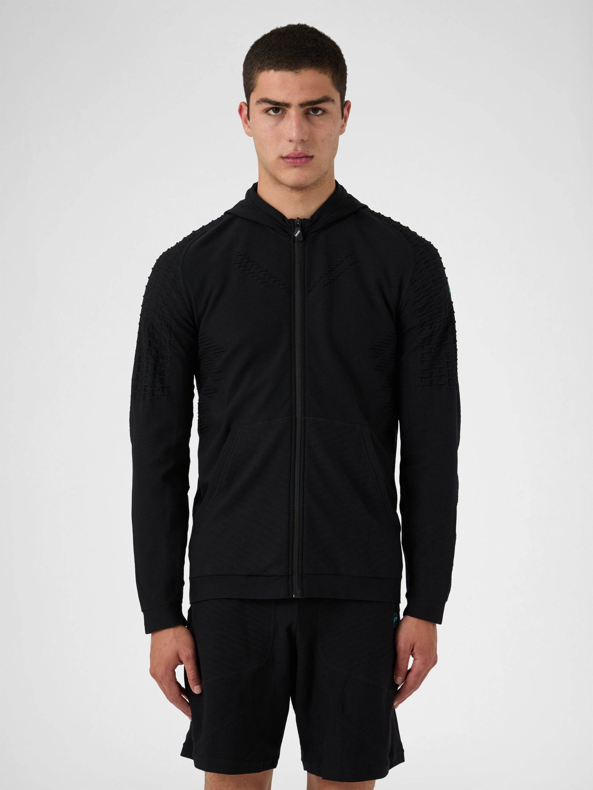 Sudadera con cremallera completa y capucha Run Fit