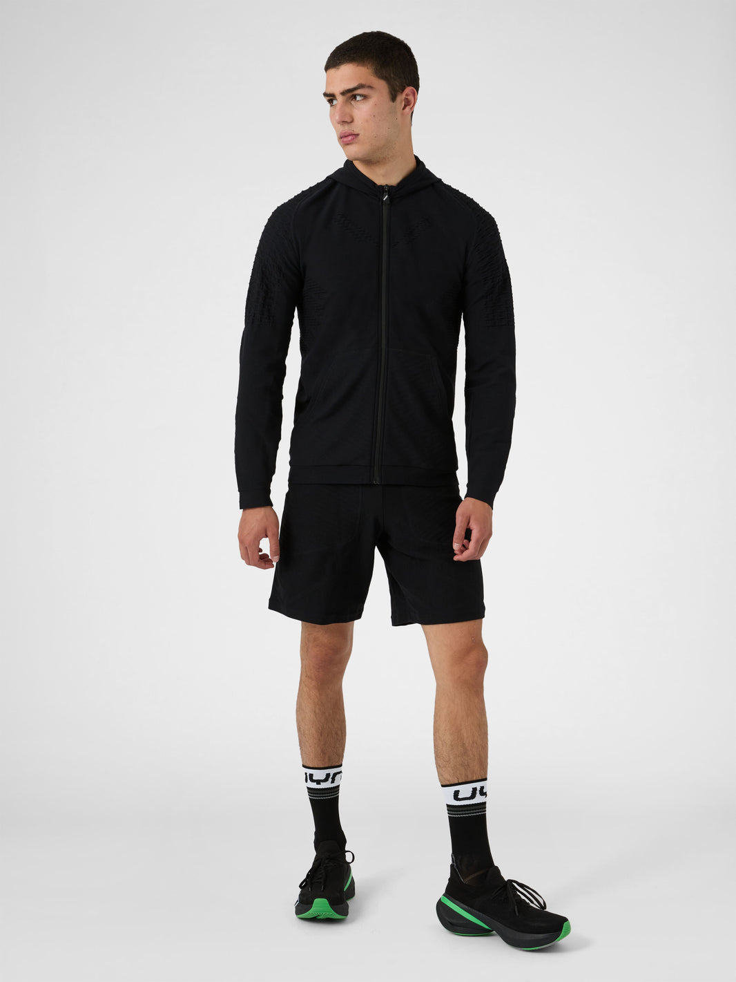Sweat entièrement zippé à capuche Run Fit