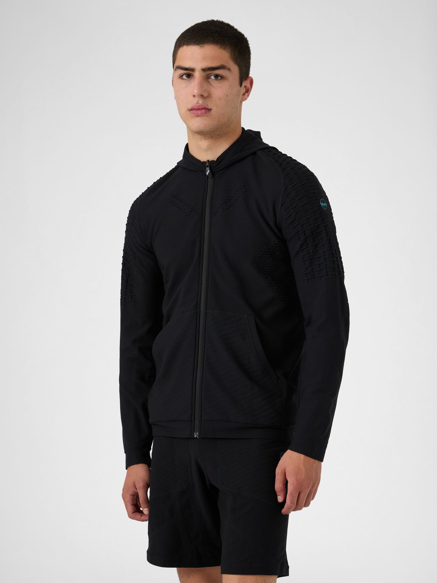 Sudadera con cremallera completa y capucha Run Fit