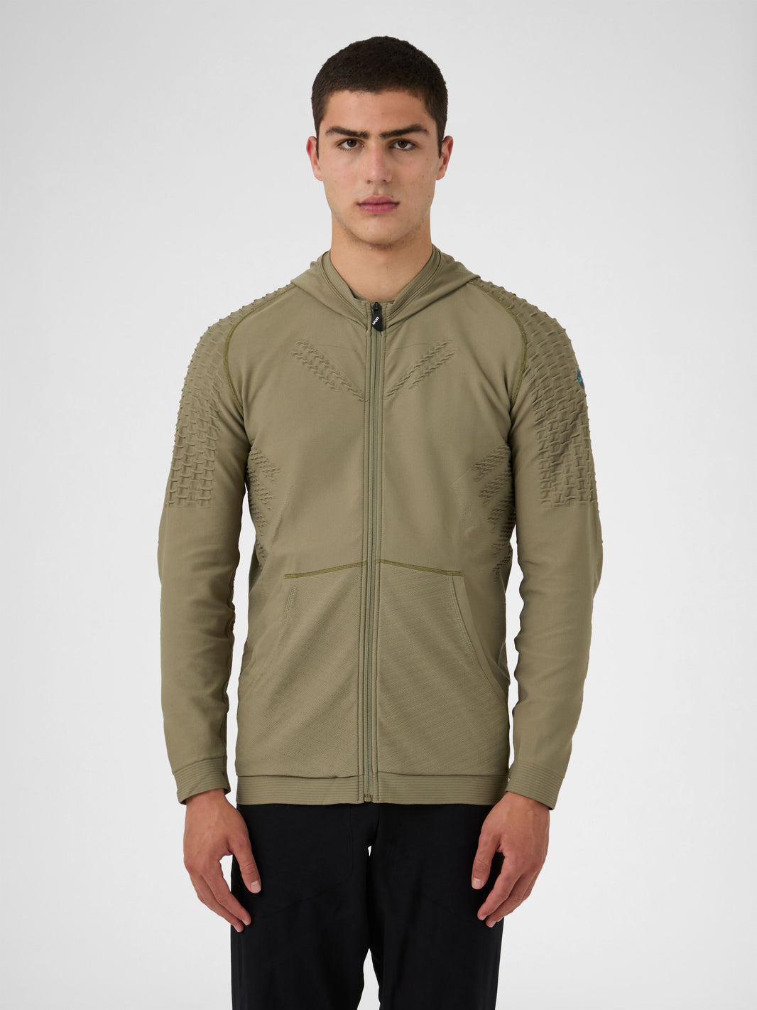 Sweat entièrement zippé à capuche Run Fit