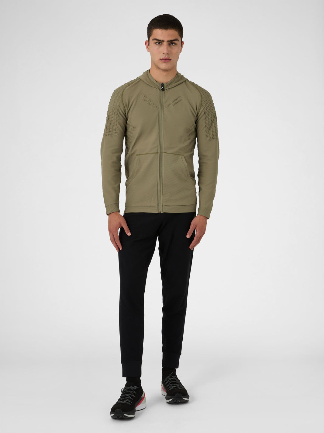 Sweat entièrement zippé à capuche Run Fit