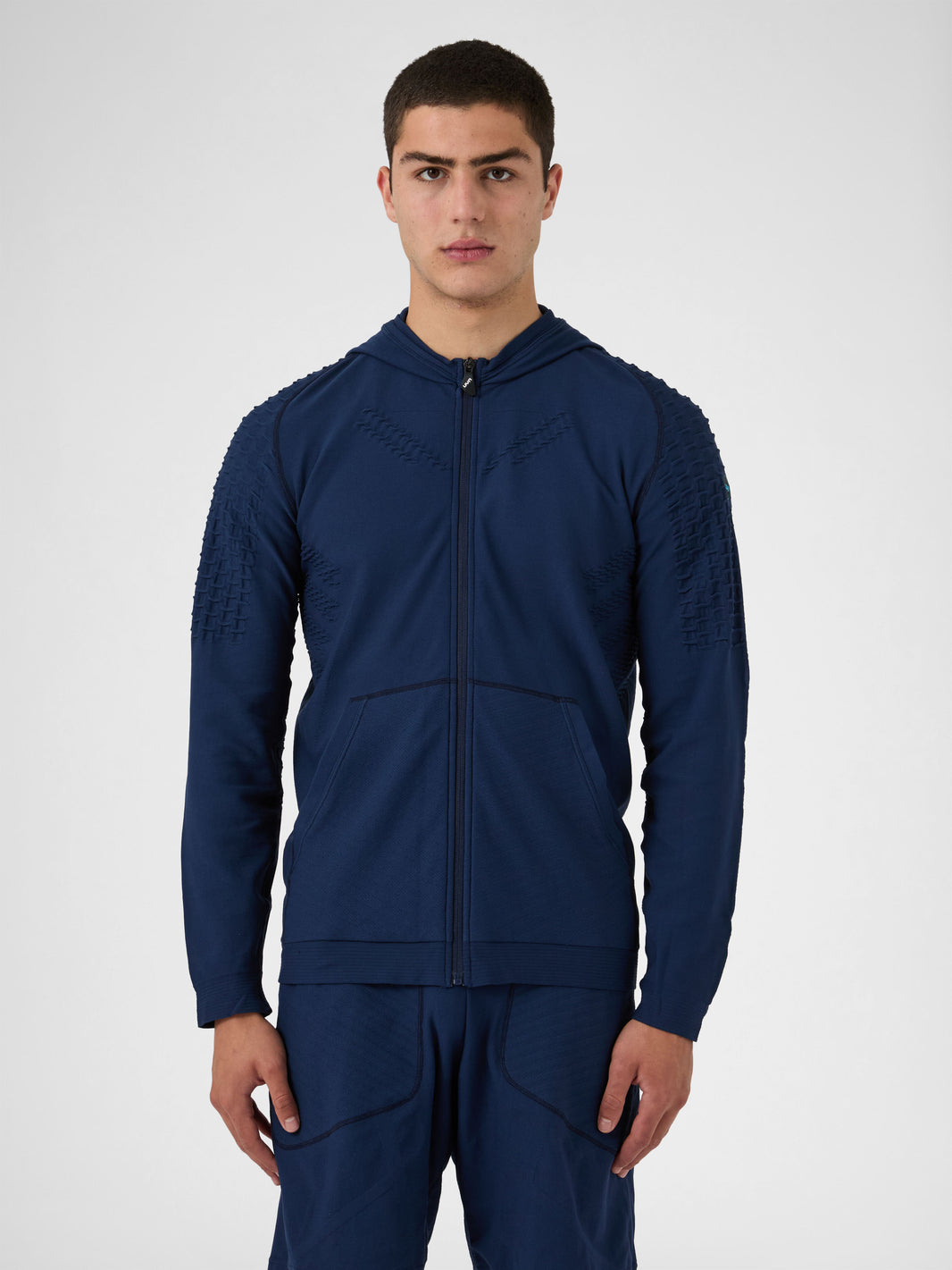 Sweat entièrement zippé à capuche Run Fit