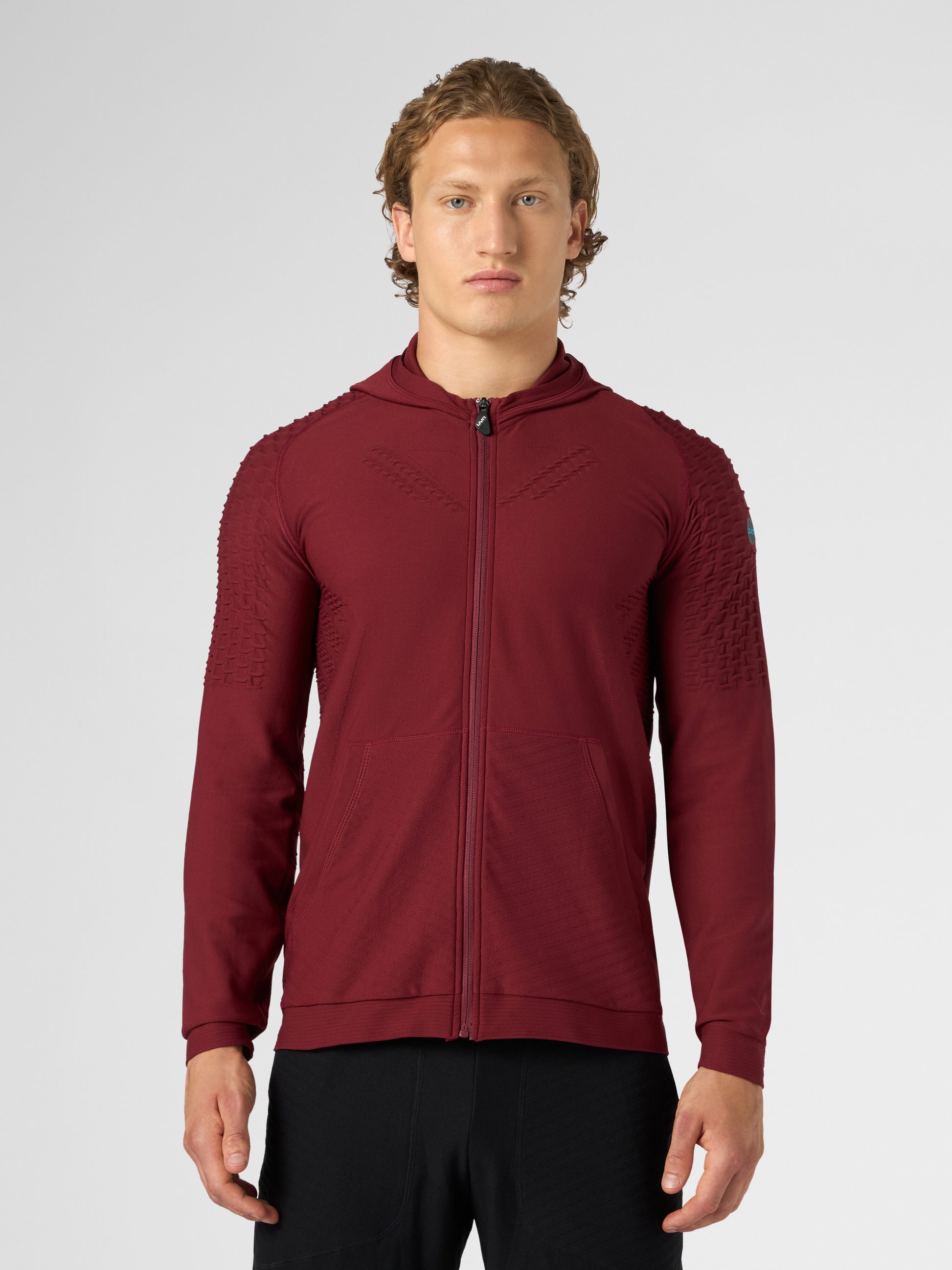 Sweat entièrement zippé à capuche Run Fit