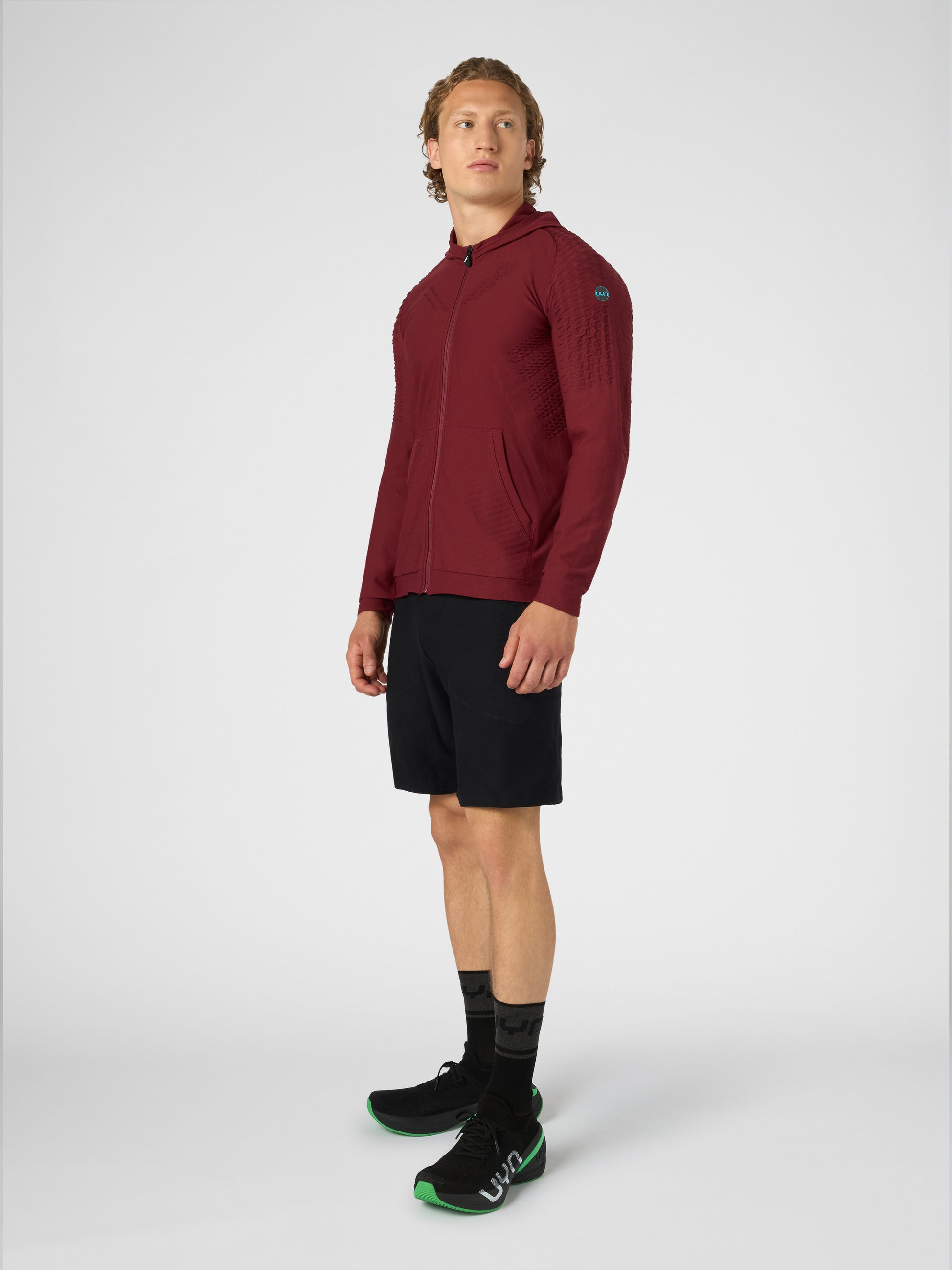 Sweat entièrement zippé à capuche Run Fit