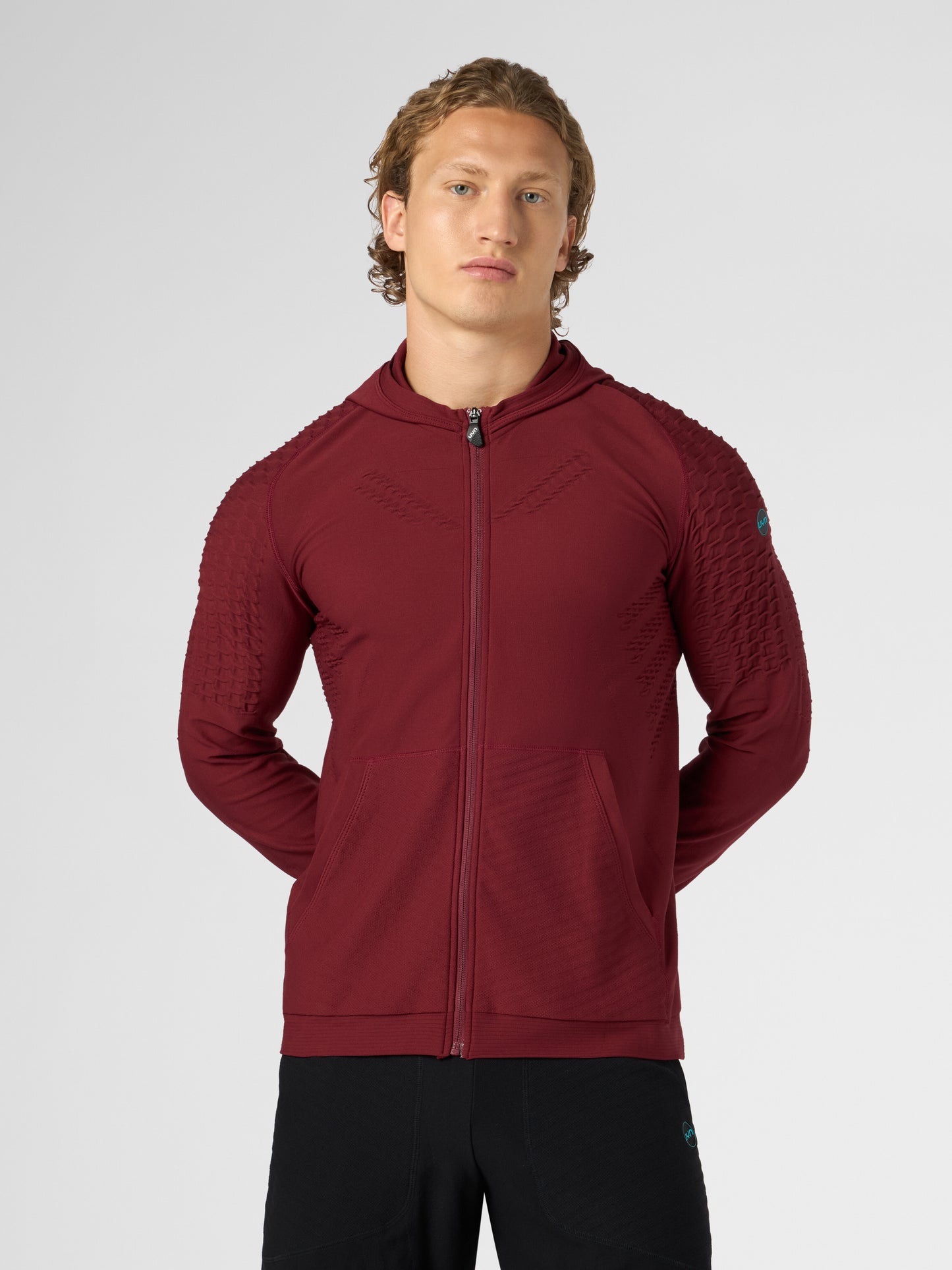 Sweat entièrement zippé à capuche Run Fit