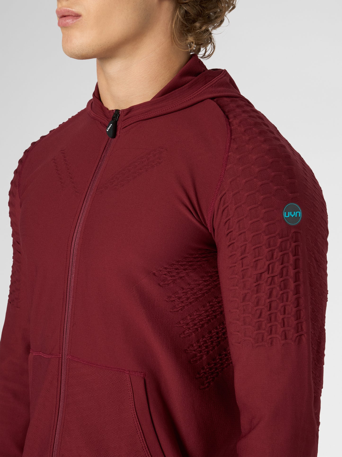 Sweat entièrement zippé à capuche Run Fit