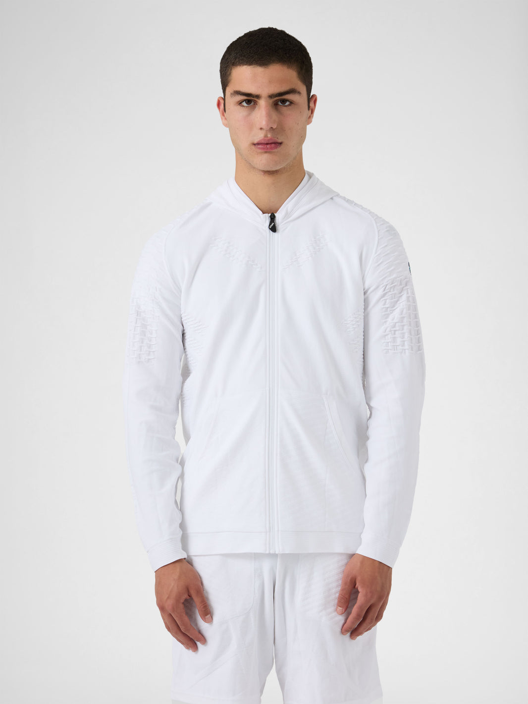 Sweat entièrement zippé à capuche Run Fit