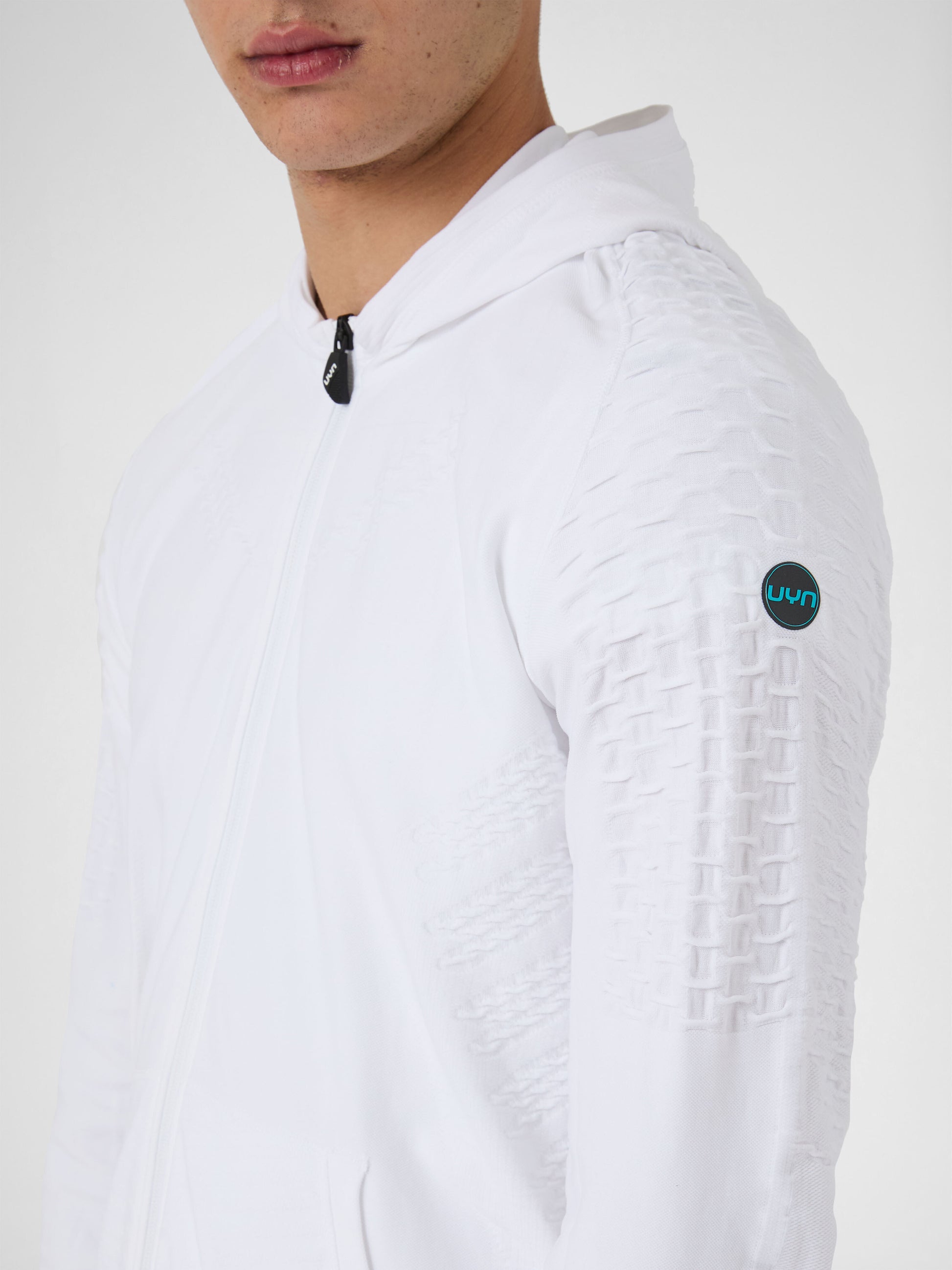 Felpa full zip con cappuccio Run Fit