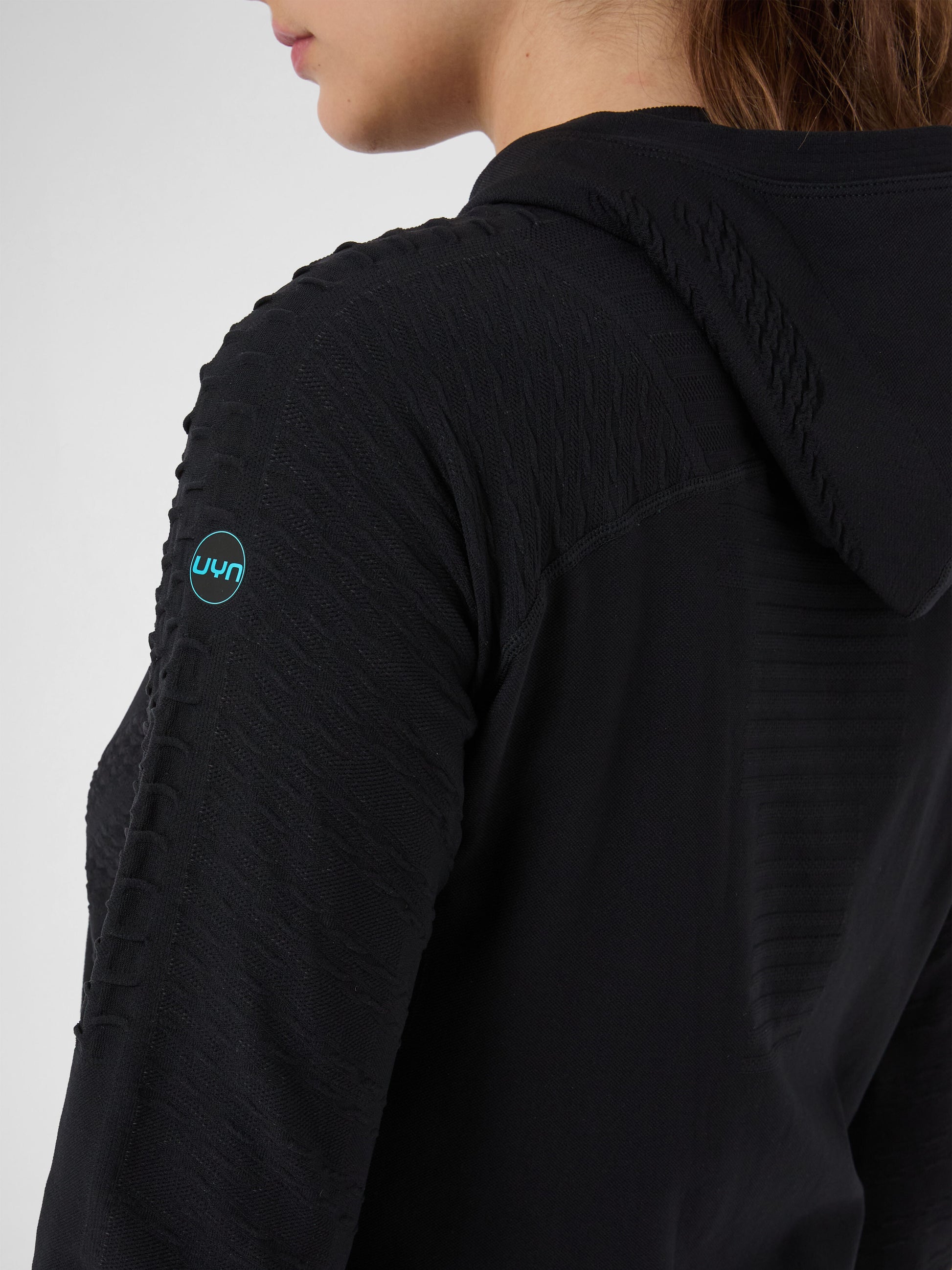 Felpa full zip con cappuccio Run Fit