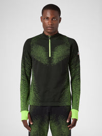 Exceleration Long-Sleeved Zip Up Running Shirt