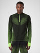 Exceleration Long-Sleeved Zip Up Running Shirt