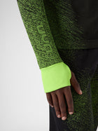 Exceleration Long-Sleeved Zip Up Running Shirt