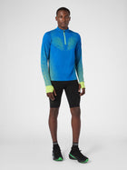 Exceleration Long-Sleeved Zip Up Running Shirt