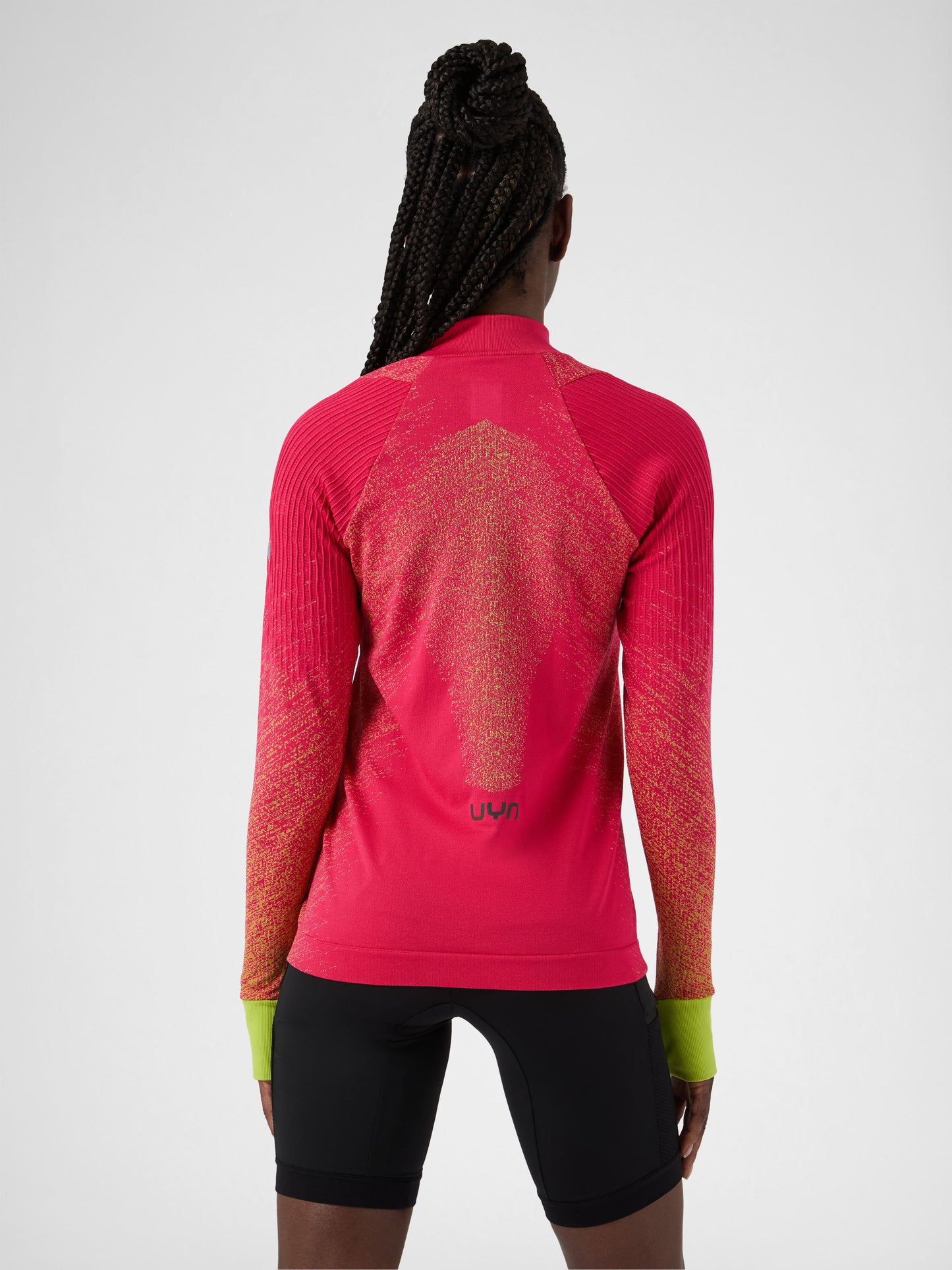 Maillot de course à pied zippé manches longues Exceleration