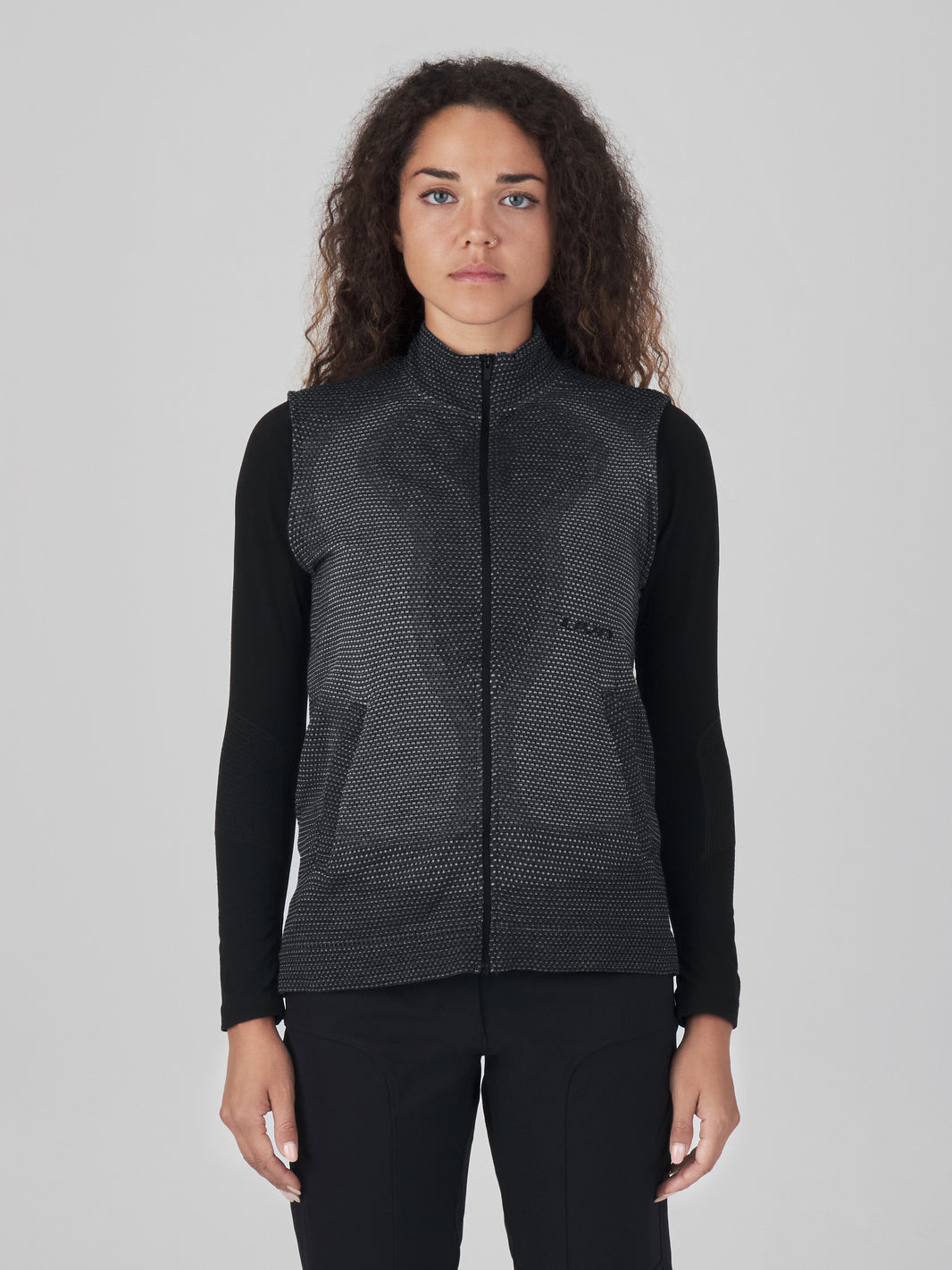 Secondo Strato Gilet Full zip Nebula