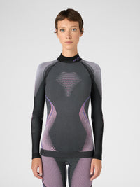 Thermoshirt mit Stehkragen Evolutyon Melange