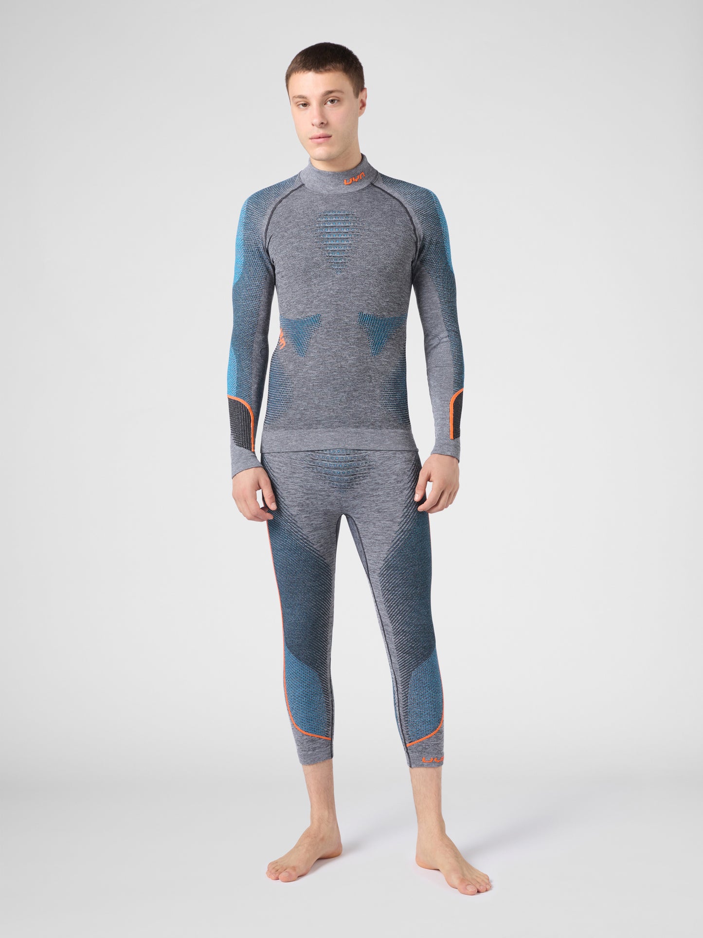 Ambityon Melange Turtleneck Thermal Jersey