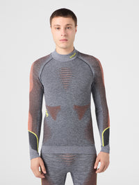 Thermoshirt mit Stehkragen Ambityon Melange