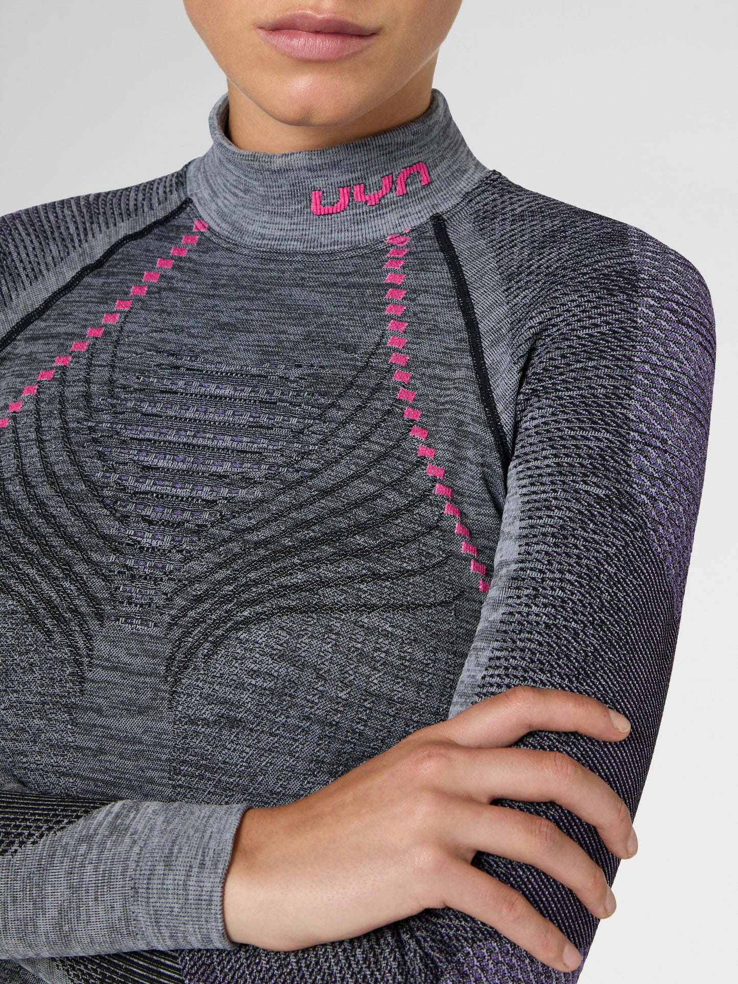 Maillot thermique col roulé Ambityon Melange