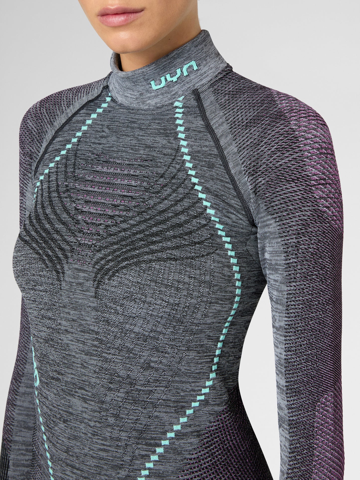 Maillot thermique col roulé Ambityon Melange