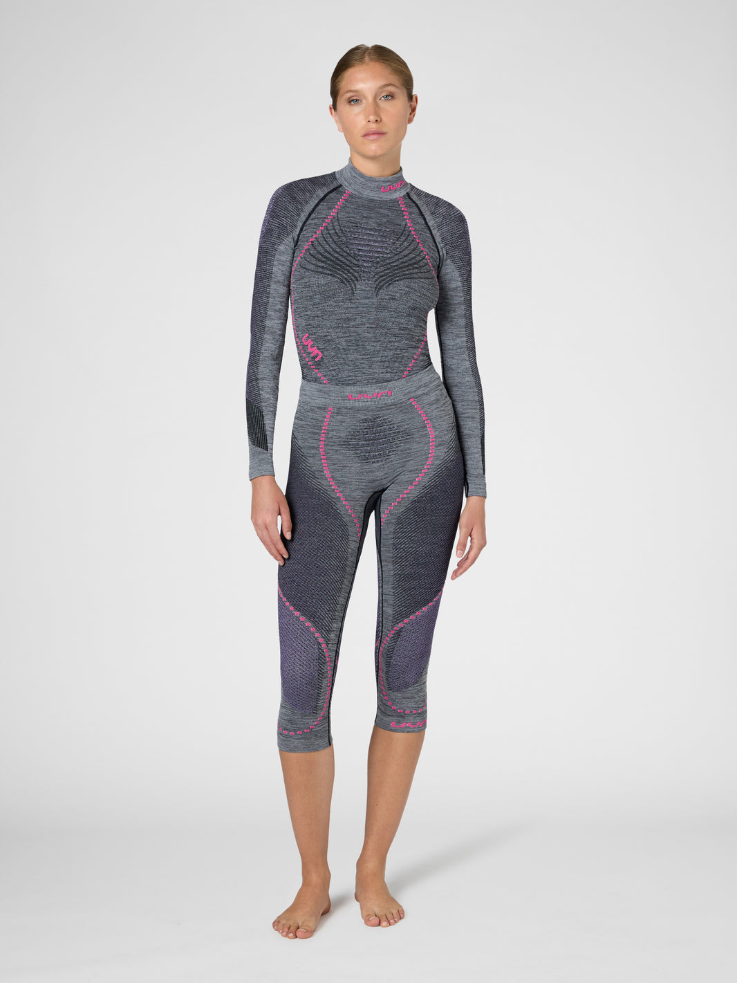 Pantaloni termici 3/4 Ambityon Melange