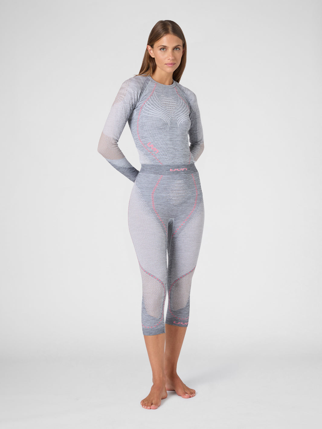 Pantaloni termici 3/4 Ambityon Melange