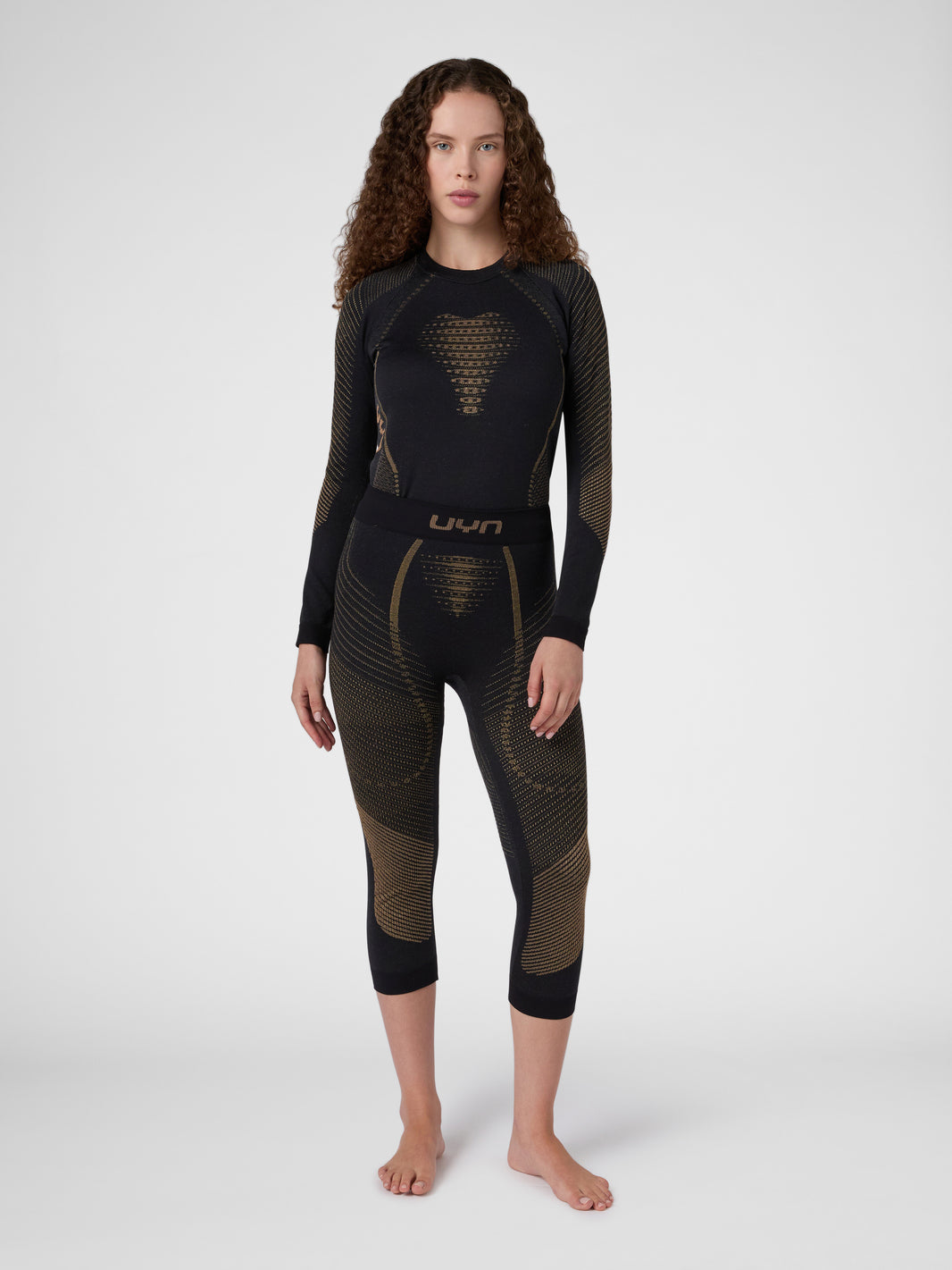 Pantaloni termici 3/4 Cashmere Shiny 2.0