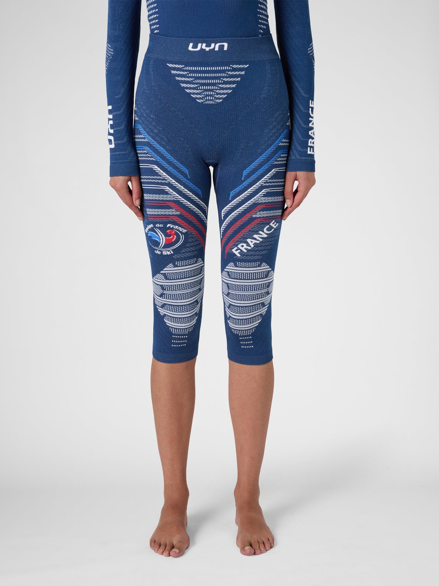 3/4-Thermohose Natyon 3.0 Frankreich
