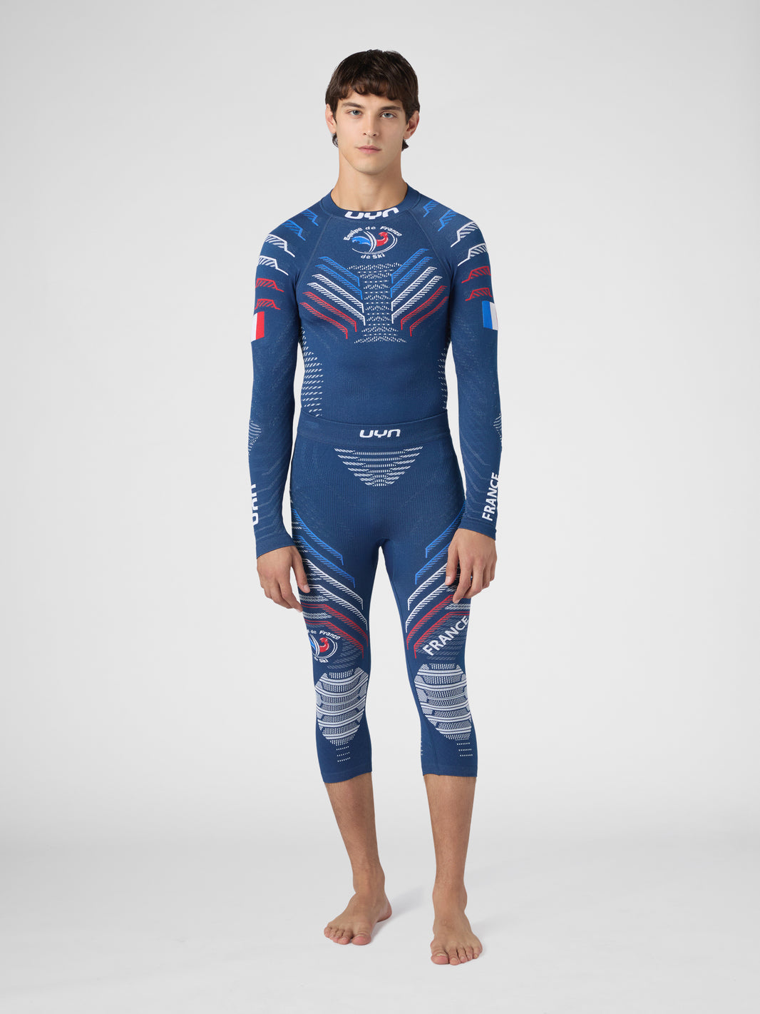 3/4-Thermohose Natyon 3.0 Frankreich