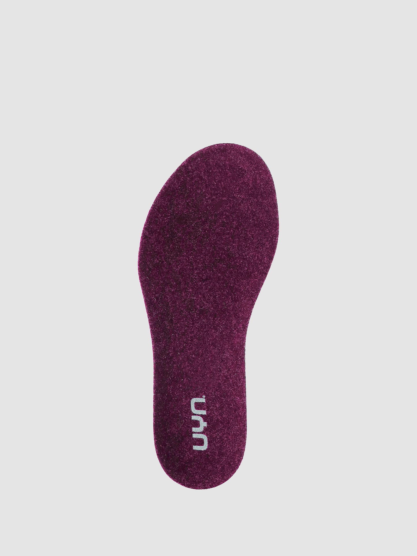 Anatomical insole in merino and recycled felt
